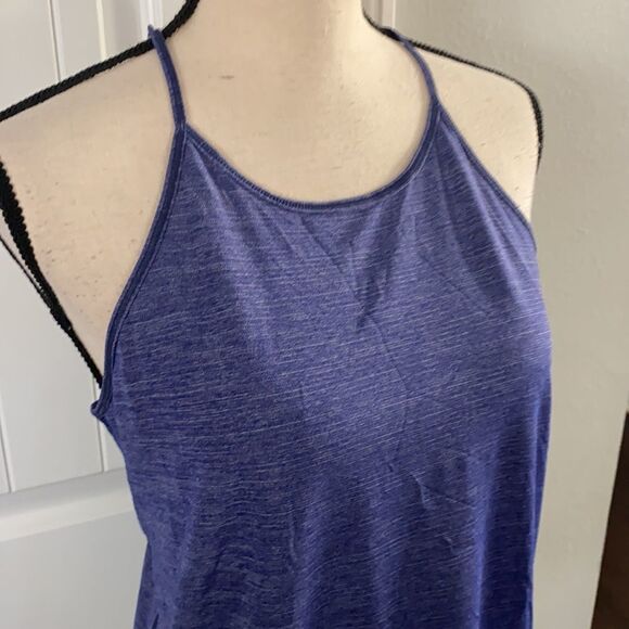 Lululemon Fast As Light Singlet Heathered Emperor Blue Size 10 - Picture 7 of 12